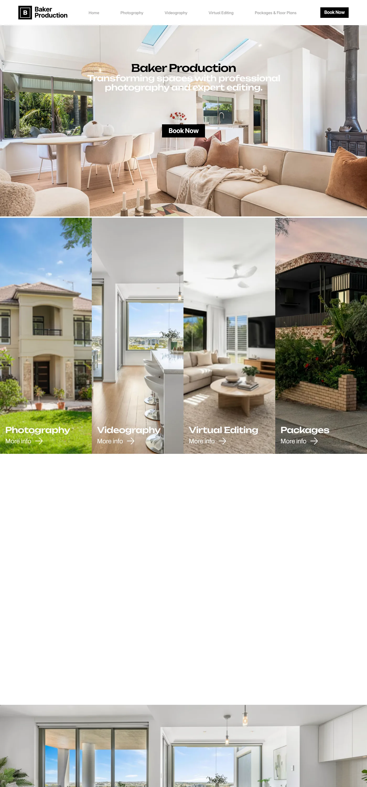 Baker Production website